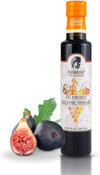 Ariston "The Very Best" Premium Balsamic Vinegar – Barrel Aged, Gourmet Quality, Product of Italy – Vegan, Gluten Free, GMO Free, No Added Sugar, All-Natural, 8.45 fl oz (250ml) Fig