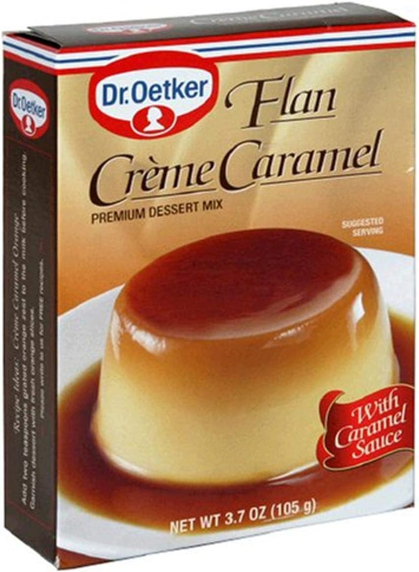 Dr. Oetker Flan Creme Caramel, 3.7-Ounce Boxes (Pack of 12)