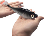 Big Jig Worm Lures Swimming Bait Soft Plastic Fishing Lure for Bass, Crappie, Trout, Pike, Sea Bass, Redfish, Striper,Fishing Lures for Freshwater & Saltwater