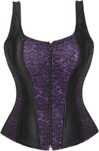 DKCHENH Women Sexy Strap Lace-Up Corsets and Bustiers Top Overbust Shaper,Plastic Boning Bustier Corset Vest Top.