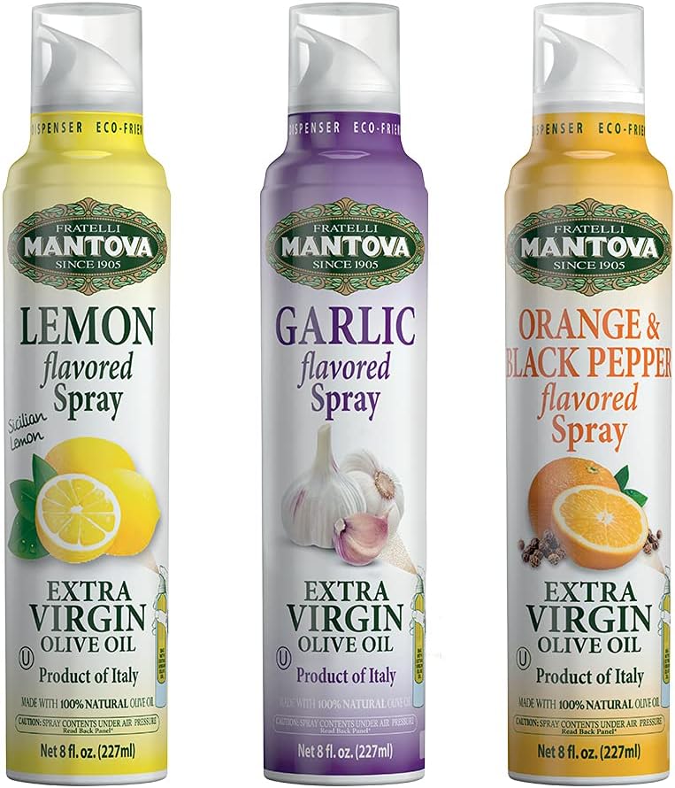 FISH SEASONING Extra Virgin Olive Oil Lemon, Garlic, Orange and Black Pepper Spray (Pack of 3)