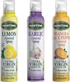FISH SEASONING Extra Virgin Olive Oil Lemon, Garlic, Orange and Black Pepper Spray (Pack of 3)