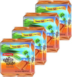 Britannia Nice Time 16.9oz (480g) - Delicious Coconut Biscuit Crunchy - Kids Favorite Breakfast & Tea Time Snacks (Pack of 4)