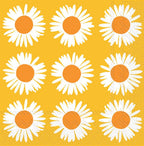 IHR Ideal Home Range - Paper Napkins Marimekko AURINGONKUKKA orange yellow 20-Count 3-Ply Cocktail Napkins 5 x 5 inches