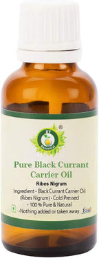 Black Currant Oil | Ribes Nigrum | Moisturizes Skin | Anti-Aging | for Face | for Body | for Eyes | for Hair | for Hair Growth | 100% Pure Natural | Cold Pressed | 50ml | 1.69oz by R V Essential