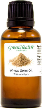 Wheat Germ Oil – 100% Pure & Natural Carrier Oil, Cold Pressed & Unrefined – 1 fl oz Glass Bottle with Euro Dropper – Ideal for Skin, Hair & DIY Use