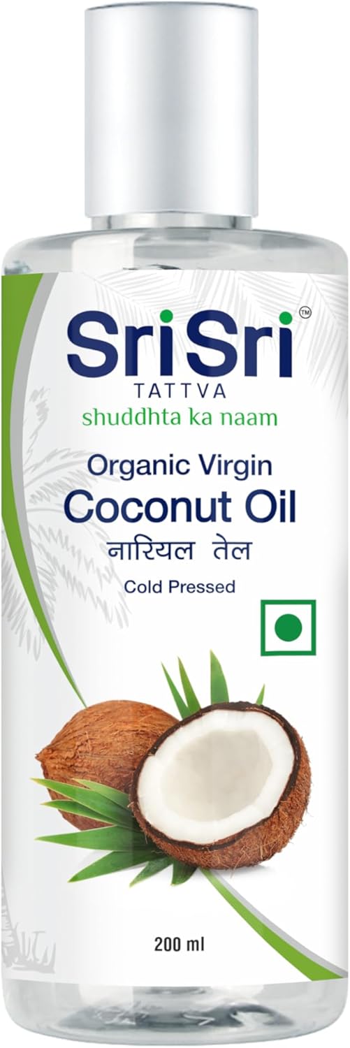 Sri Sri Tattva Organic Virgin Coconut Oil - 200 ml