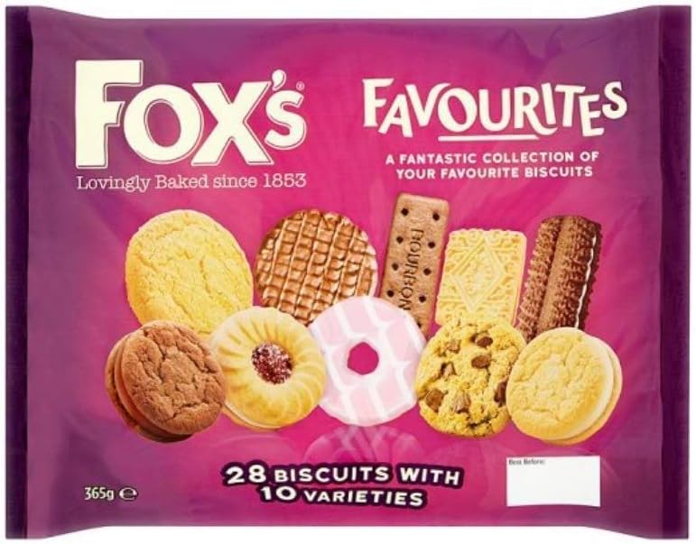 Fox's Favourites Assortment Biscuits - 365g - Pack of 1
