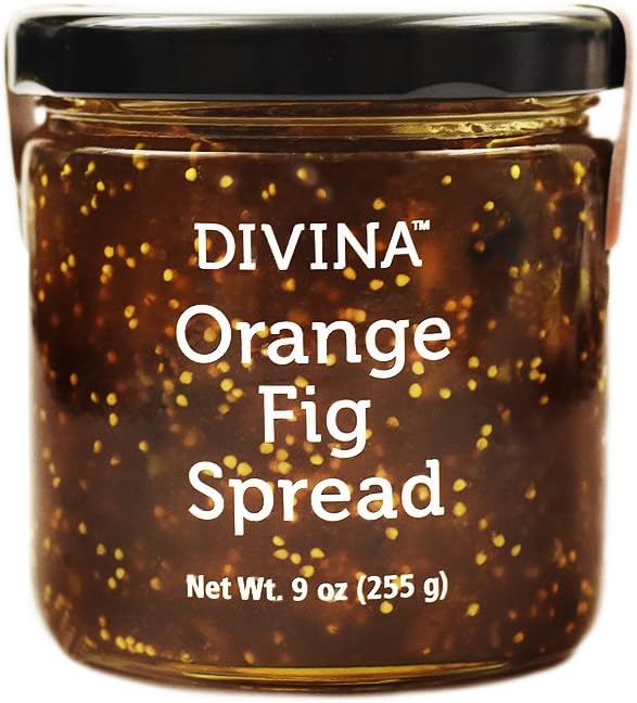 Divina Orange Fig Spread, 9 Oz. (Case of 12)