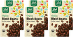 365 by Whole Foods Market, Organic Unsalted Black Beans, 13.4 Ounce (Pack of 6)