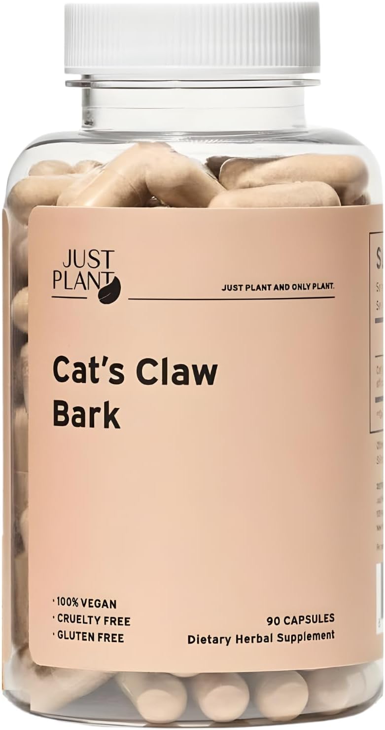Cat's Claw Bark Extract, 750 mg, 90 Vegan Capsules, Immune, Joint & Digestive Support Plant-Based, Natural Supplement
