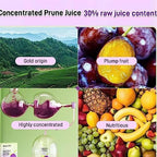 3/5Box Prune Lotus Leaf Juice, Prune Juice Organic, Prune Lotus Leaf Juice, Promote Body Metabolism, Prune Juice For Constipation For Adults, Suitable For Fat People With Big Belly (5Box)
