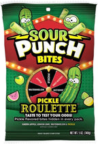 Sour Punch Bites Pickle Roulette, 5 Oz Bag