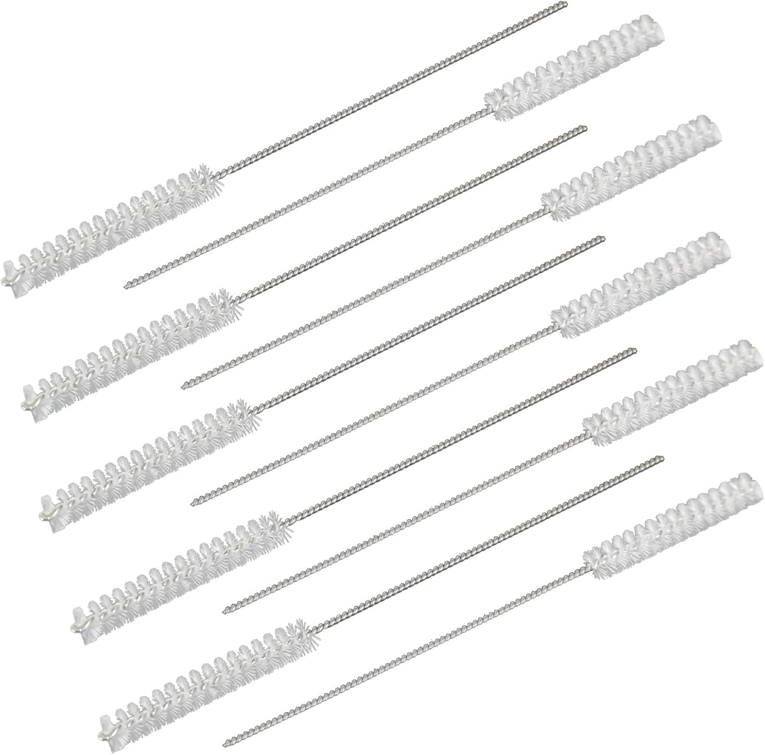 Grevosea 10 Pcs Hearing Aid Cleaning Tools, Hearing Aid Cleaning Brush Accessories and Supplies Tube Cleaning Brush for Earbuds Headphones Small Holes Cleaner