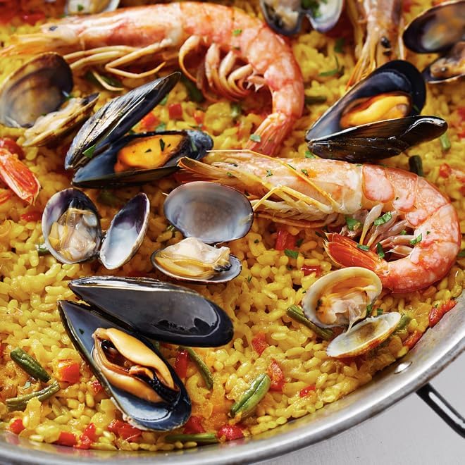 Carmencita. Seafood Paella Kit with Saffron. 470g (16.58oz). 4 servings.