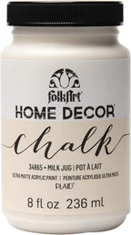 FolkArt Home Décor Chalk Finish Acrylic Paint, 8oz, 8 ounce, Milk Jug