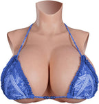 Large Size Silicone Breastplate D-Z Cup Huge Fake Breasts Touch Like Real Breast Plate for Darg Queen Crossdressers