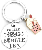 Bubble Tea Keychain for Girls Boba Milk Tea Keychains for Boba Lovers Teen Girl Gift Idea