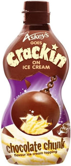 Askeys Chocolate Chunk Crackin'! Flavour Ice Cream Topping (225g)