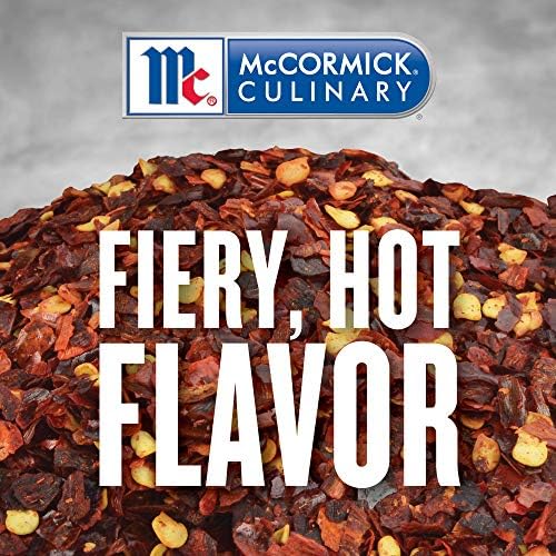 McCormick Culinary Crushed Red Pepper, 3.25 lb - One 3.25 Pound Container of Dried Bulk Hot Pepper Flakes, Perfect on Pizza, Flatbreads, Beef, Pork and More