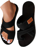 Mesh Sandals for Women Comfort Orthopedic Bunion Flip Flops Wide Width Hollow Flip Flops Summer Beach Shoes