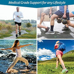 medi Seamless Knit Ankle Support - sprains, rheumatic & osteoarthritis condition Black L