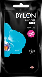 Dylon Hand Dye, Fabric Dye Sachet for Clothes, Soft Furnishings and Projects, 50 g - Paradise Blue