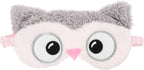FRCOLOR Plush Soft Blackout Eye Mask Cartoon Bird-Inspired Light-Blocking Sleeping Blindfold for Women Men Nap Travel