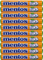 Mentos Fanta Orange Flavored Candy 10 x 37.5g