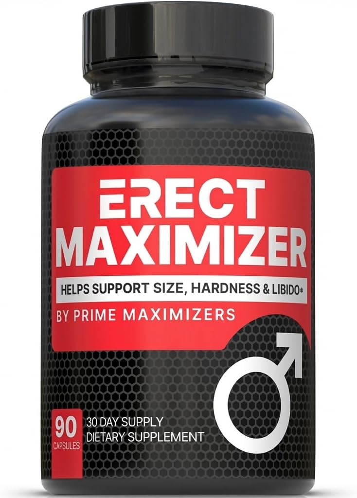 Premium Male Enhancement | Rapid Acting Blood Flow Support | Bigger, Rock Hard, Longer | 9 in 1 Intimacy Complex to Restore Confidence, California Manufactured, 3rd Party Tested – 90 Caps