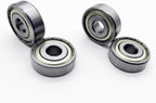 Wheelchair Rear Wheel Bearings,Compatible with 11MM(7/16") Wheel axles,ID11*OD35*T11mm,Universal Wheelchair Replacement Parts,Rear Wheel Bearing-STDS3J2413.(4pcs)