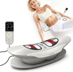Zenopax Electric Lumbar Traction Device, Multifunctional Back Traction Device with Dynamic Traction, Left-Right Swing, 8-Level Electrotherapy, Vibration Massage, 3-Level Hot Compress