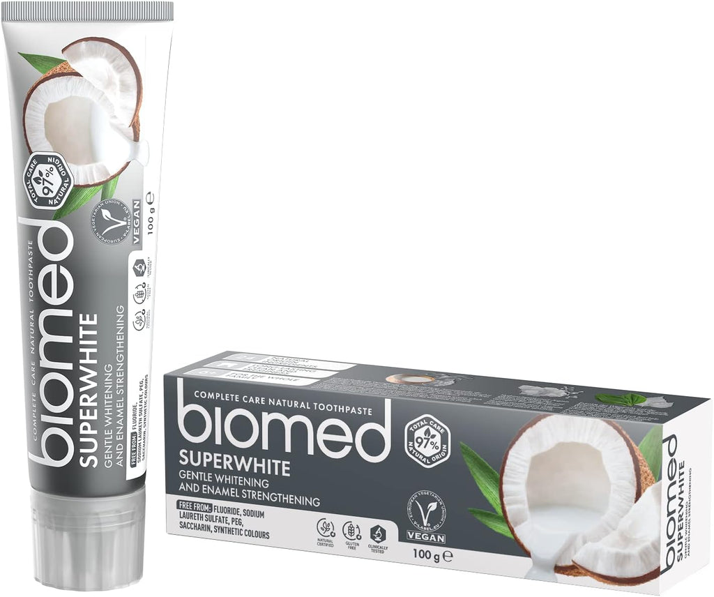 Biomed Superwhite Gentle Coconut Whitening Toothpaste 100g
