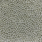 Edible Silver Pearl Sugar Sprinkles Candy 4mm Mini Pearls Cake Decorations Cupcake Toppers Cookie Decorating Perfect for Wedding Party Valentine Halloween Christmas Supplies 3OZ