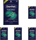 DenTek Fresh Clean Floss Picks,for Extra Tight Teeth,75 Count (Pack of 5)