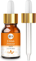 Crysalis Cistus Oil Cosmetic Grade (30 ml / 1.01 fl oz) - Resinous Aromatic Oil for Skin Care, Hair Blends, Massage Oils & DIY Formulations