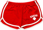 BLARIX Womens Guard Shorts (Red, Large)
