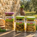 FRATELLI D'AMICO - Quartered Artichokes In Oil "Roman Style", Premium Quality, Chef Selection, 9.9 oz (280 g), Antipasto, Seasoned, Carciofi, Product of Italy