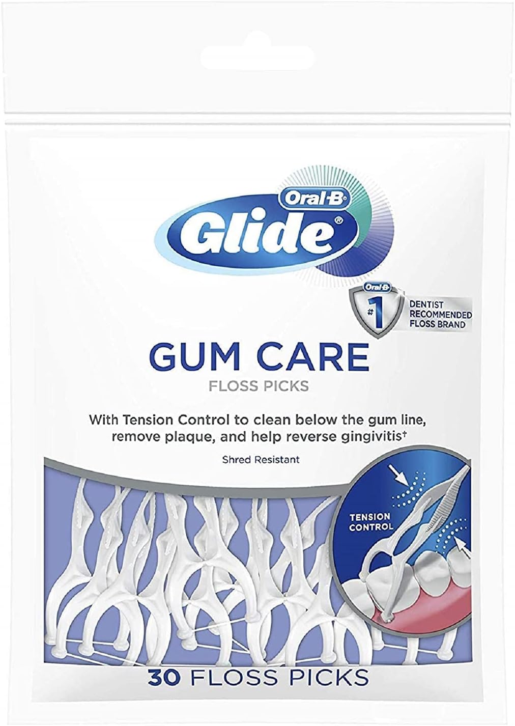 Proctor & Gamble Glide Floss Picks 30ct Size 30ct Crest Glide Floss Picks