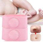 mumisuto 2 Pcs Umbilical Hernia Belt, Baby Belly Button Band, Hernia Patch, Wrap Truss Abdominal Binder for Children Kids Support, Adjustable Navel Band Newborn Umbilical Cord