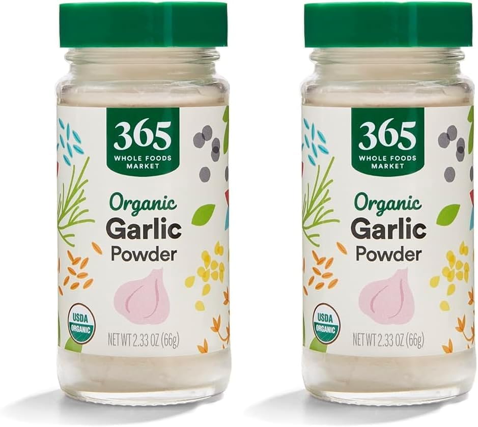 365 by Whole Foods Market, Organic Garlic Powder, 2.33 Ounce (Pack of 2)