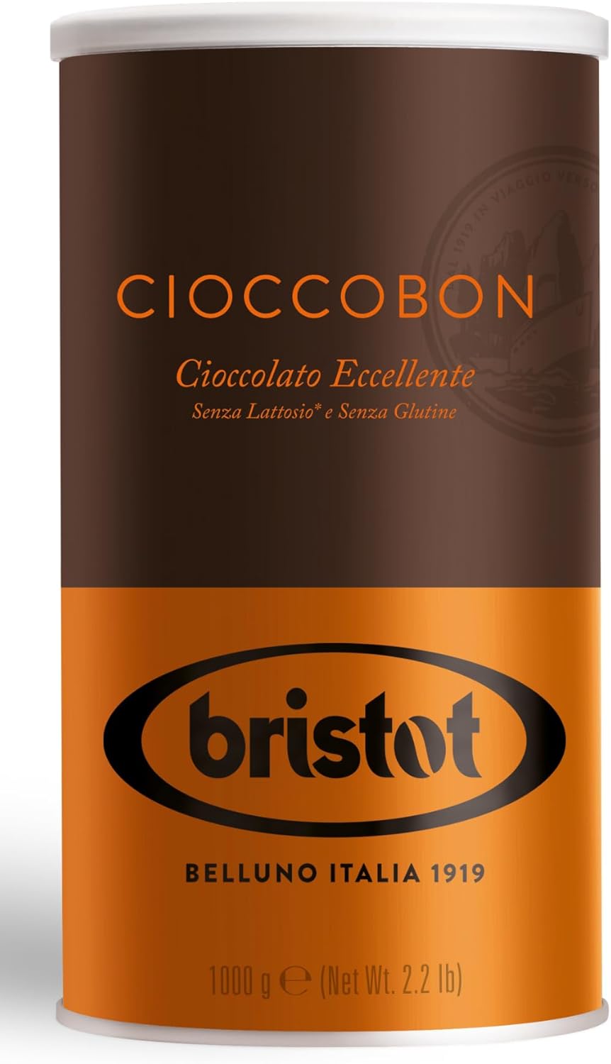 Bristot Cioccobon Cioccolato Eccellente – Premium Italian Hot Chocolate Mix – 2.2 lb – 1 kg