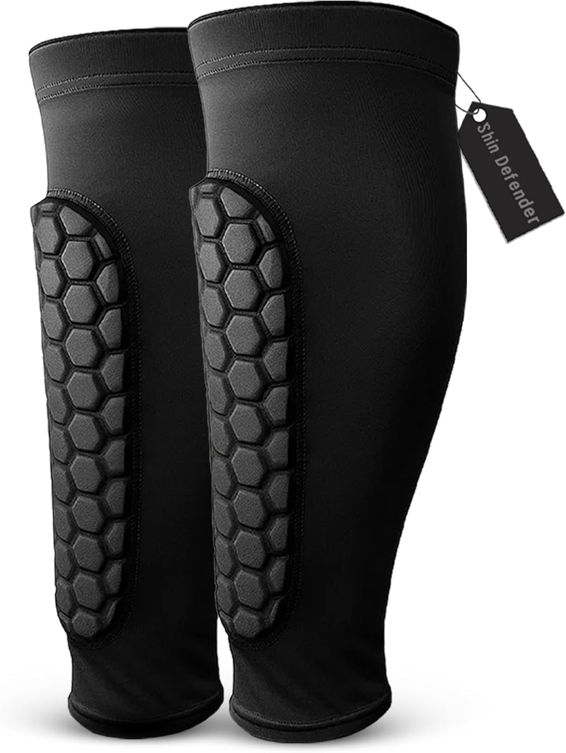Shin Defender Shin Guards Kids - Shin Defender Soccer Shin Guards Socks for Kids Youth Adult