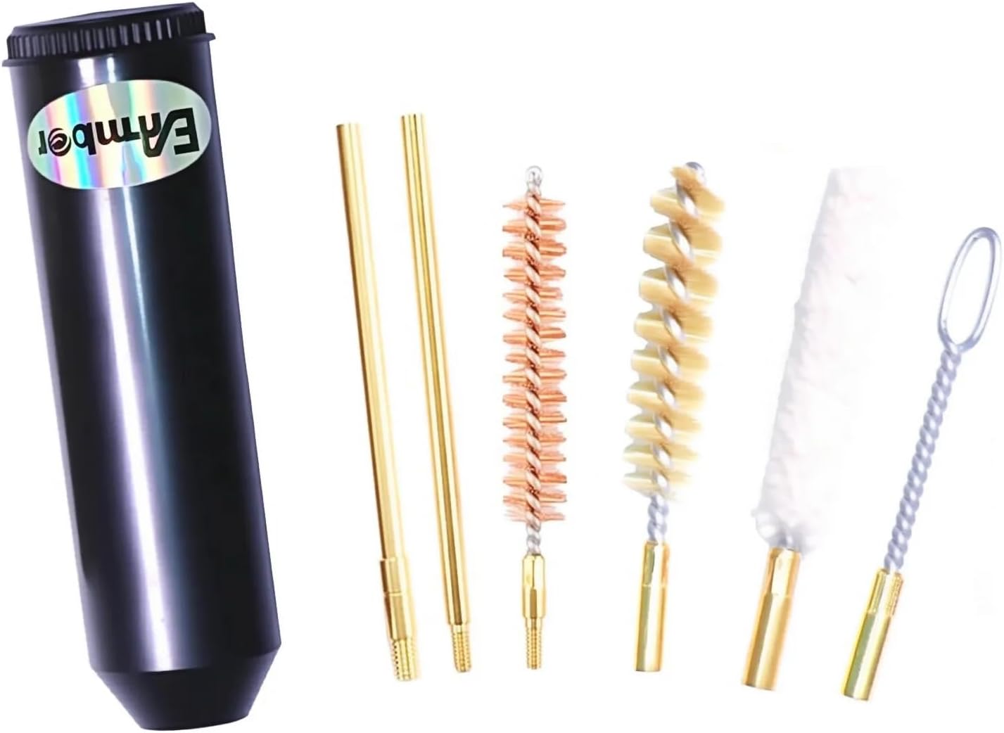 9mm Pistol Cleaning Kit Set Pocket Size Hand Gun Bore Brush for Cal.38/357/9mm Pistol Cleaning