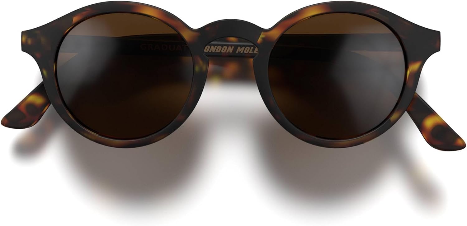 LONDON MOLE® Graduate sunglasses | Cool round panto shaped glasses | Men’s Women’s Unisex | Spring hinges