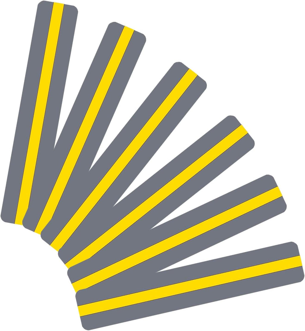 36 Pieces Guided Reading Strips Colored Yellow Overlay Highlight Bookmarks Reading Strips Help with Dyslexia for Crystal Children and Teacher Supply