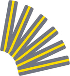 36 Pieces Guided Reading Strips Colored Yellow Overlay Highlight Bookmarks Reading Strips Help with Dyslexia for Crystal Children and Teacher Supply