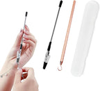 2 Pcs Bracelet Helper Tool Hook, Bracelet Helper to Put on Yourself, Wearing Tool Aid Assistance for Necklace Watch Clasps Zippers Crafts Adjustment(Silver and Rose Gold)
