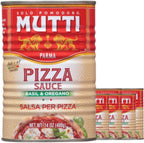 Mutti Pizza Sauce with Basil & Oregano, 14 oz. | 6 Pack | Italy’s #1 Brand of Tomatoes | Fresh Taste for Cooking | Canned Sauce | Vegan Friendly & Gluten Free | No Additives or Preservatives