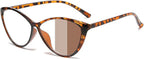 Reading Sunglasses with Photochromic Lenses, Anti Blue Light,Fashion Frame Reading Glasses for Women
